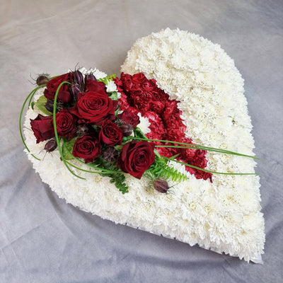 Broken Heart Funeral Flowers